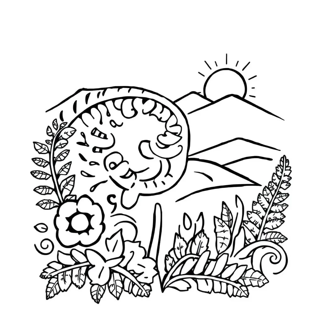 Māori addition worksheet illustration