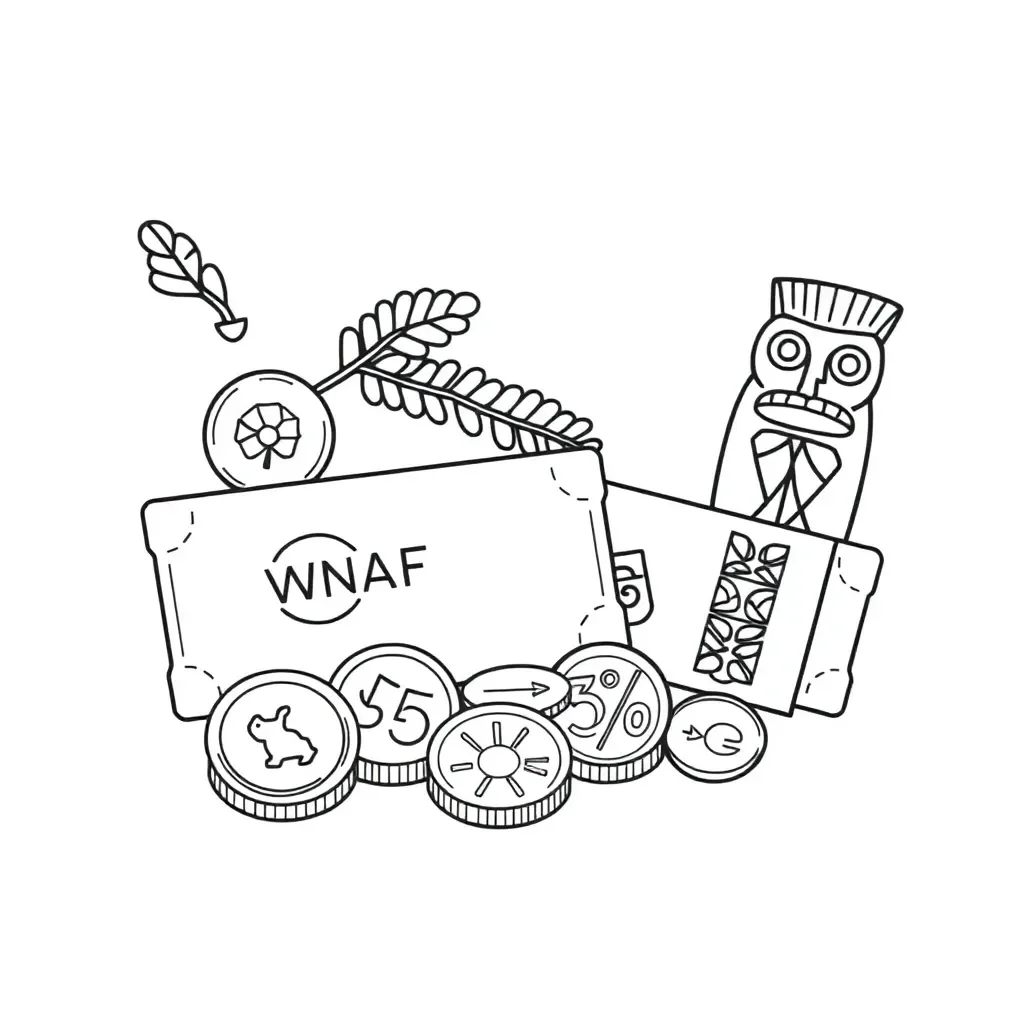 Traditional Māori market scene