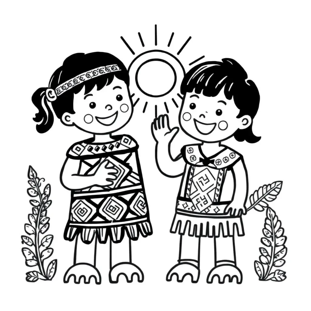 Māori cultural design with koru patterns