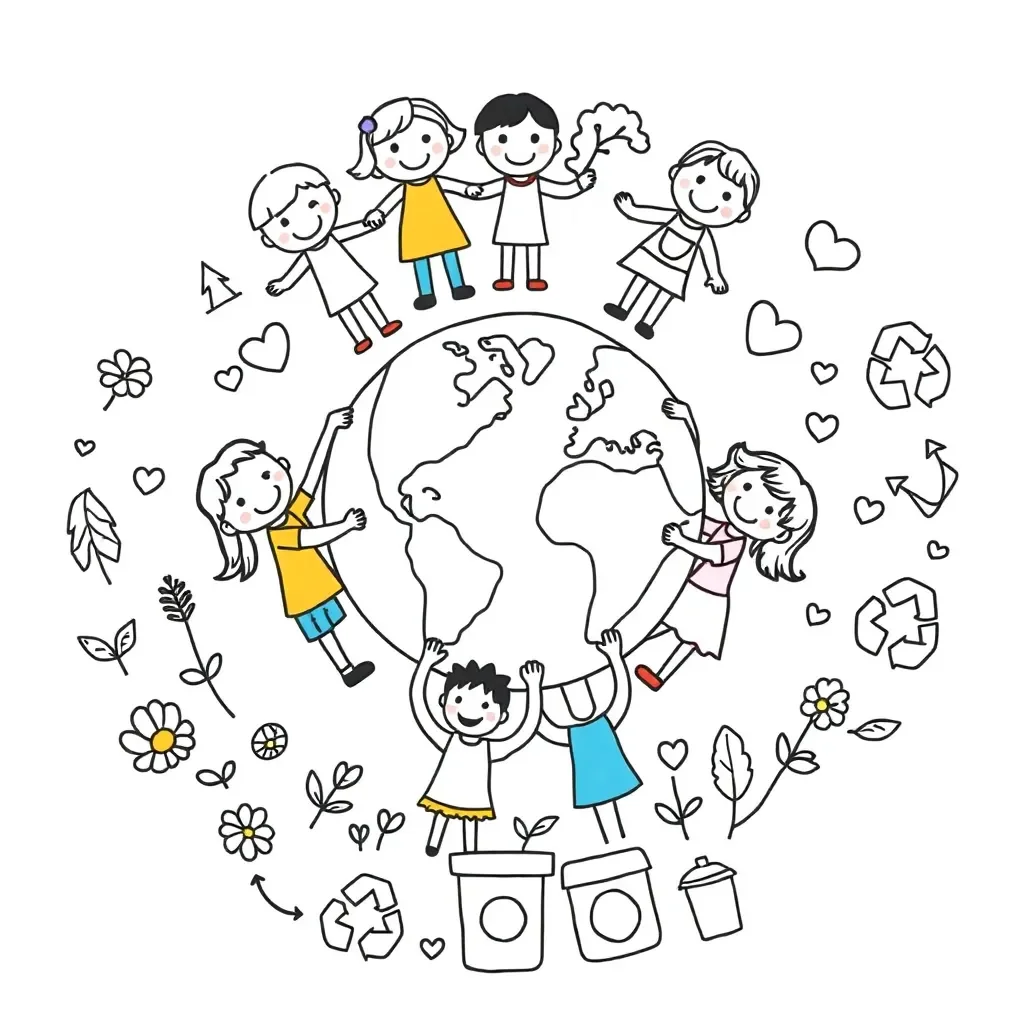 Children caring for the Earth