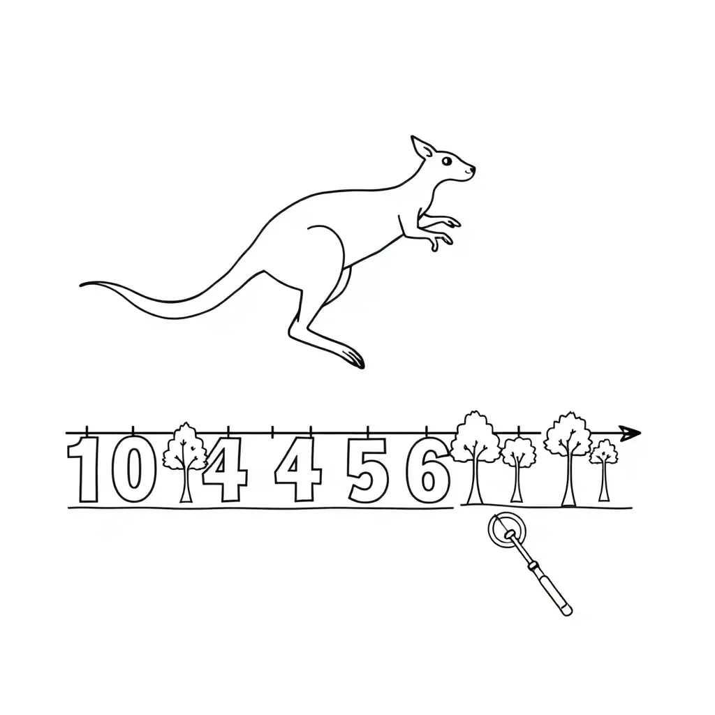 Numbers and comparison symbols illustration