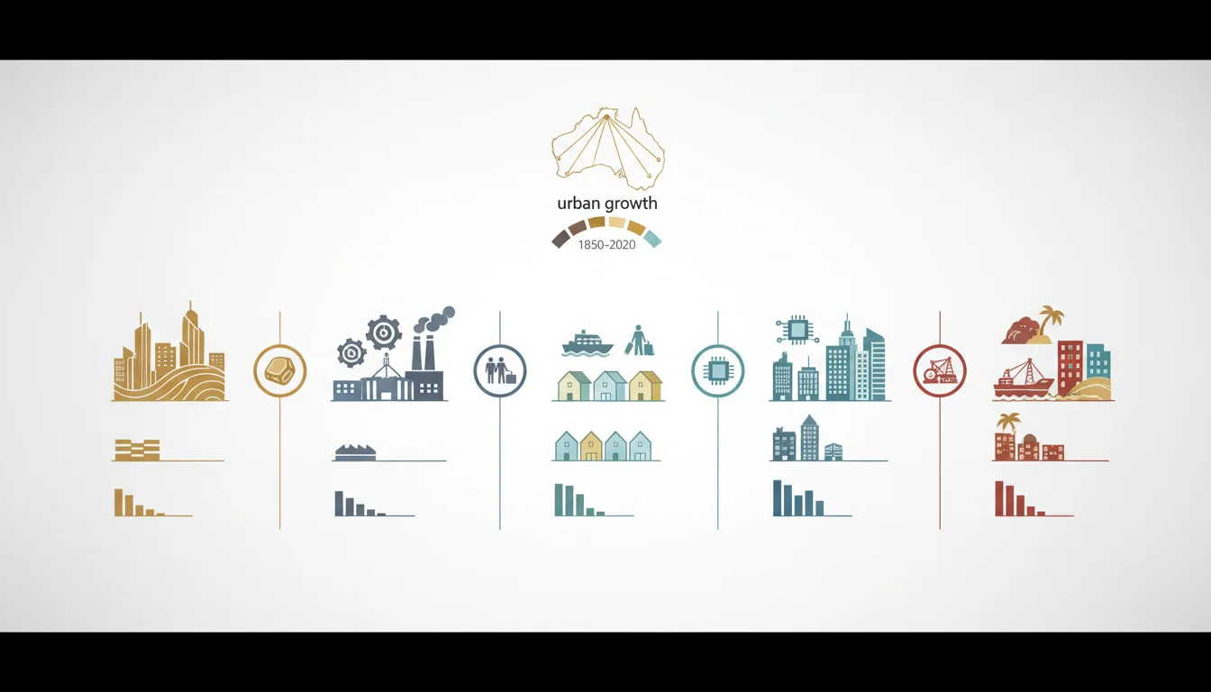 Australia's Urbanisation Timeline