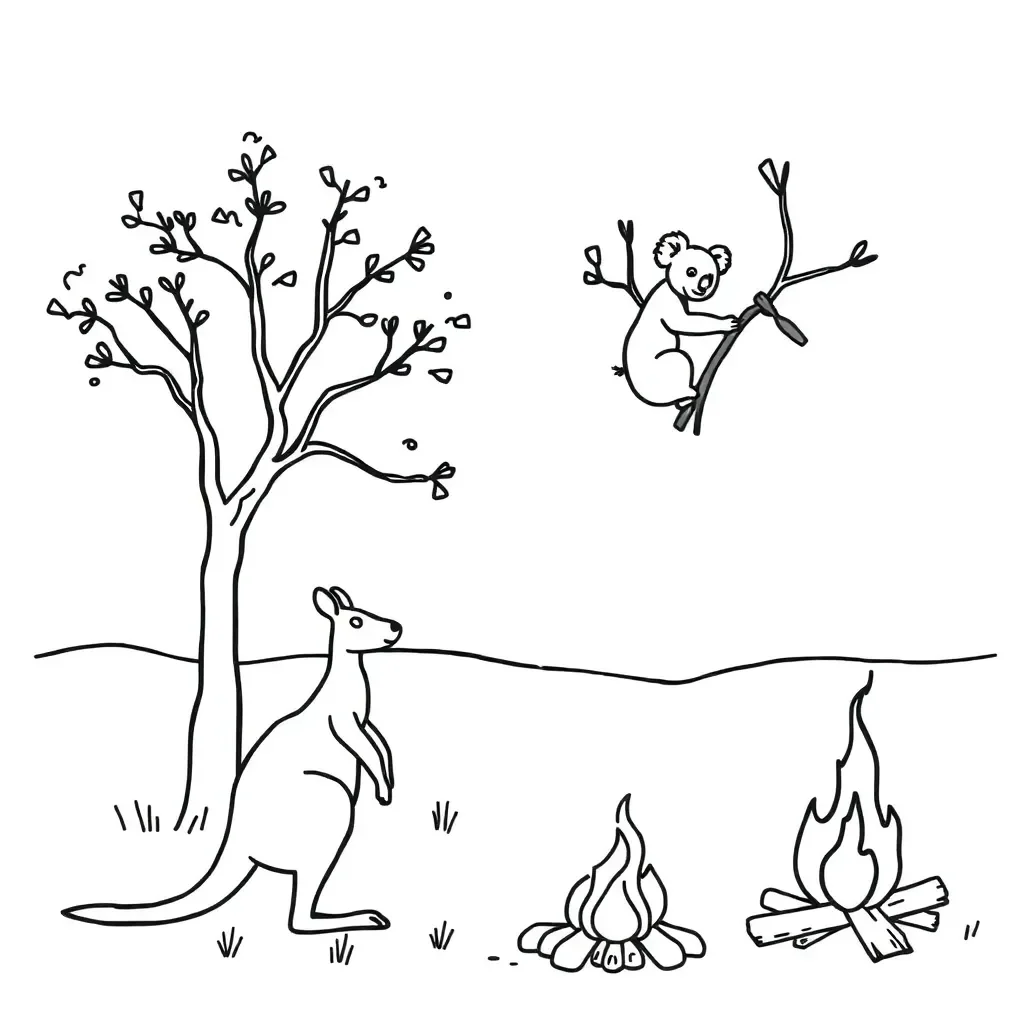 Grammar books and pencils illustration