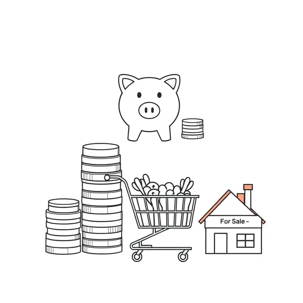 Money and calculator illustration