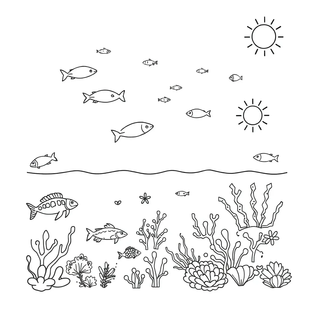 Ocean energy flow diagram