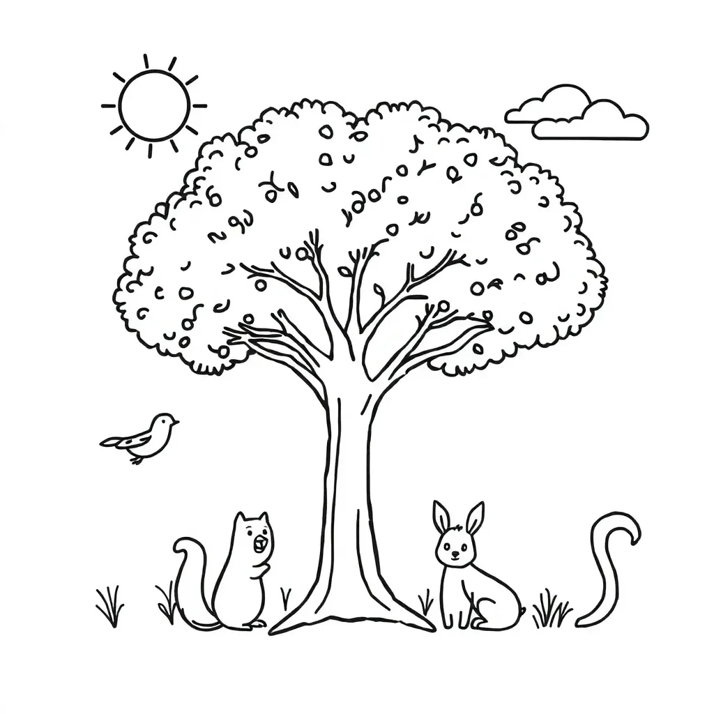 Happy children reading books
