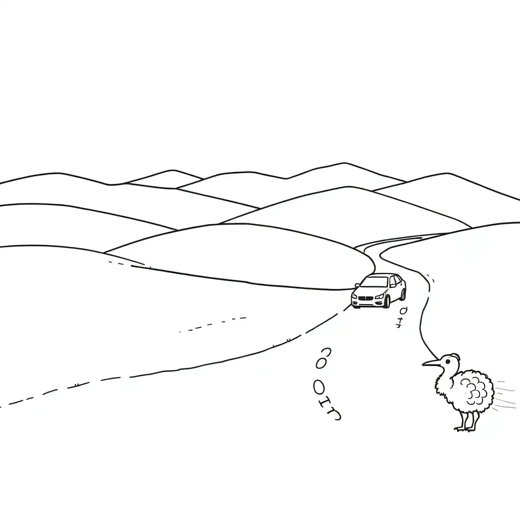 Distance-time graph illustration