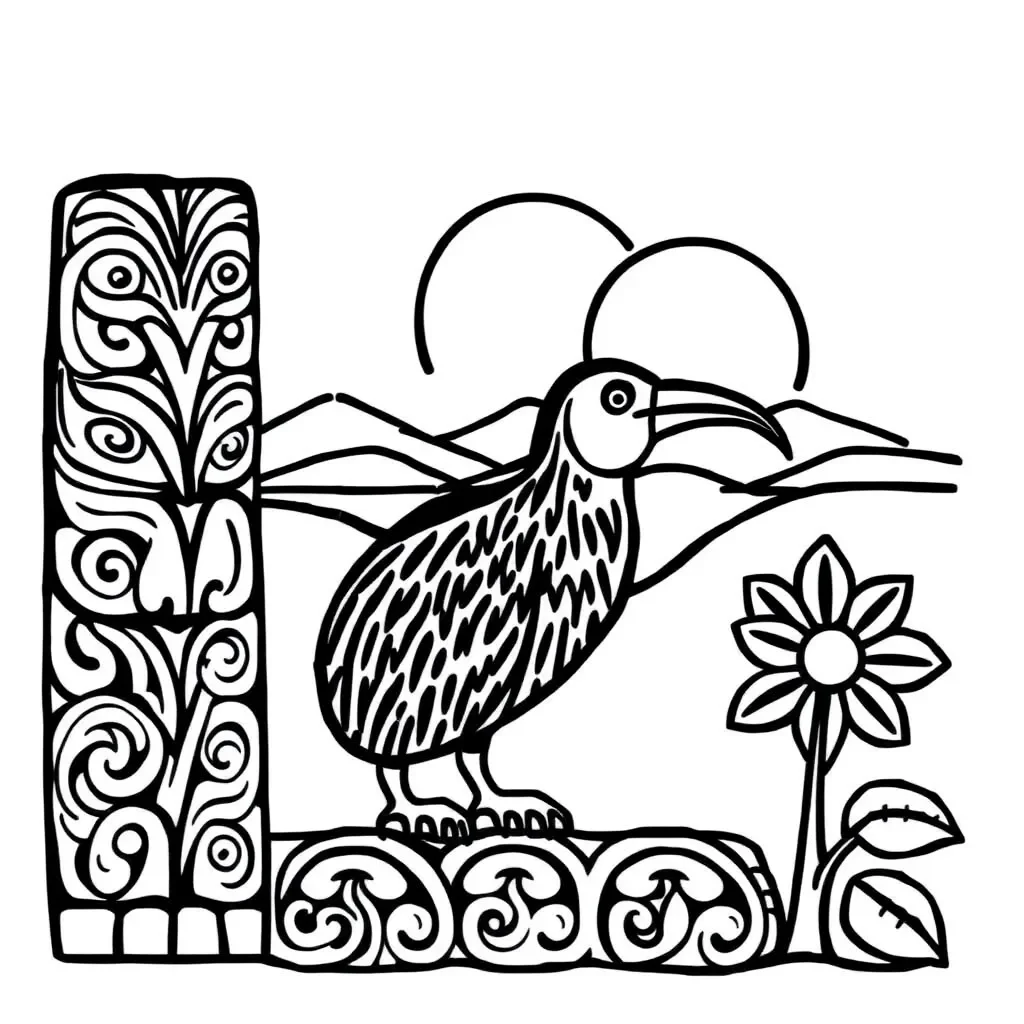 Treaty of Waitangi document illustration