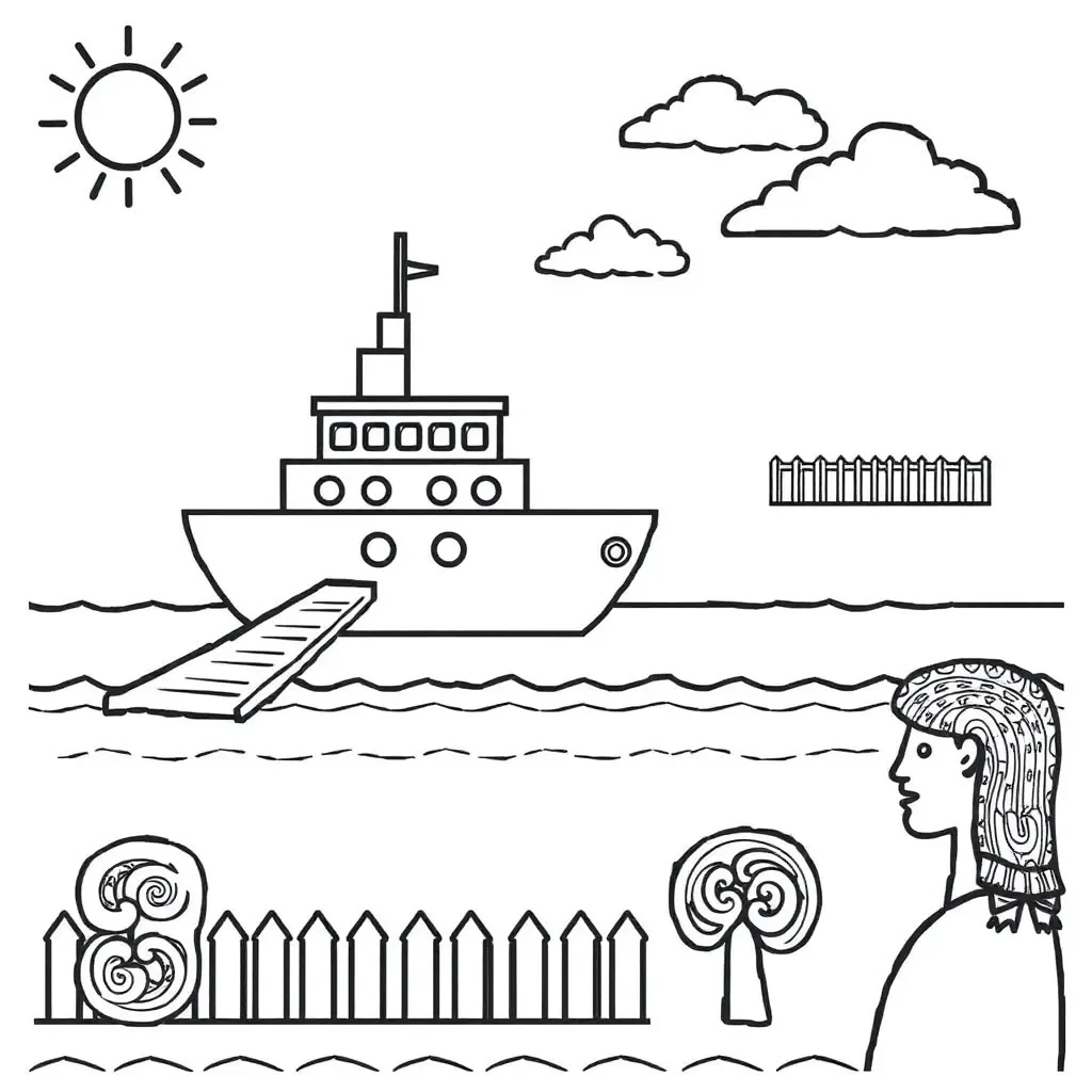 Books and vocabulary illustration