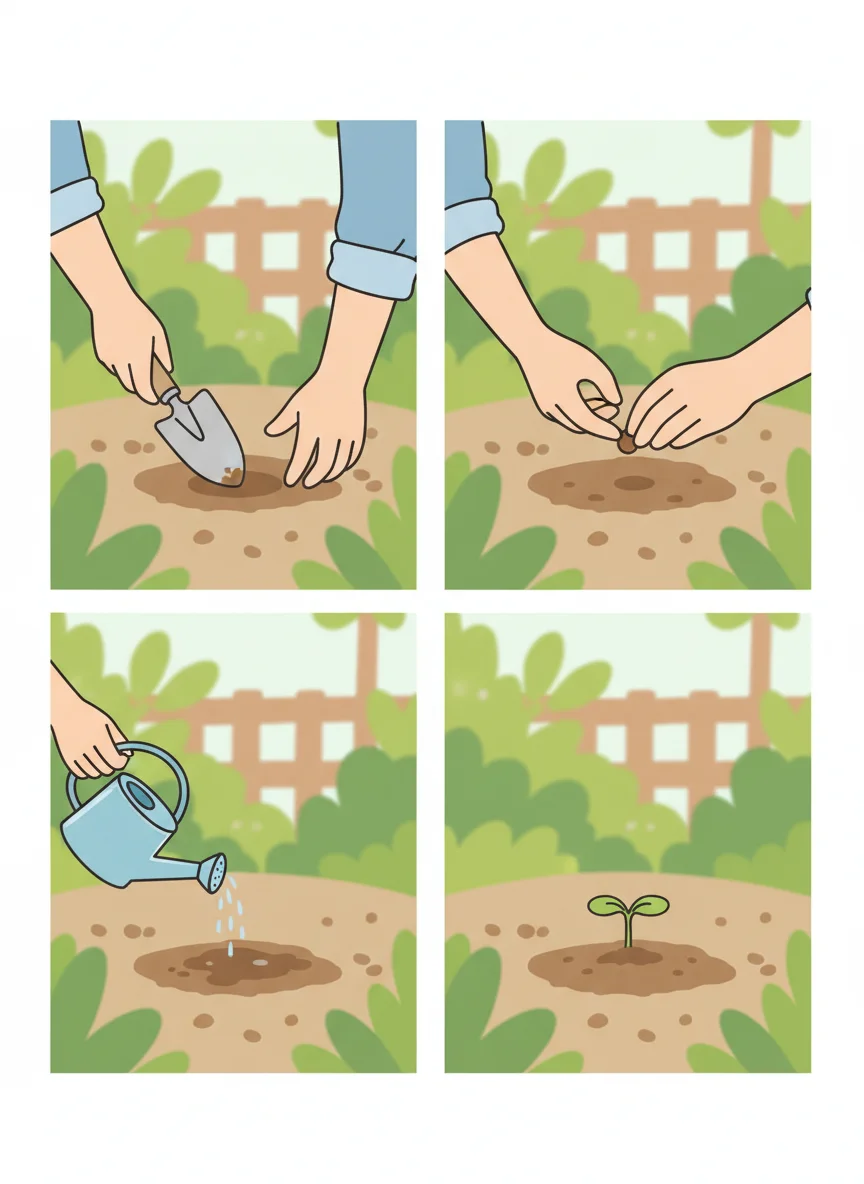 Story Example: Planting a Flower