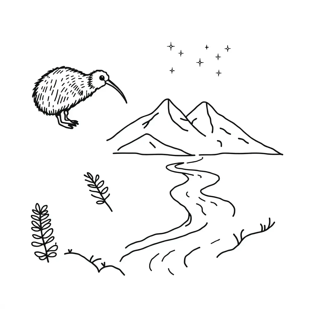 Child writing instructions with step-by-step pictures