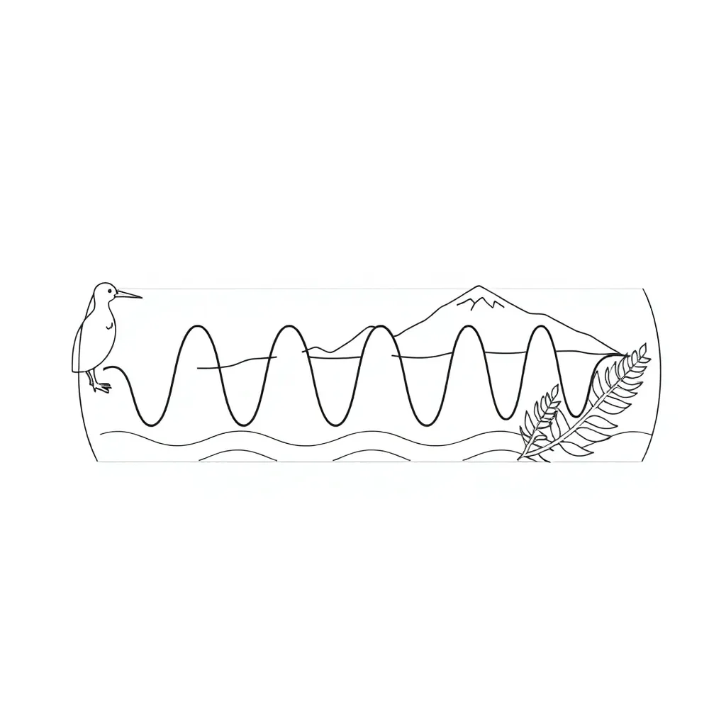 Standing wave patterns in open tubes