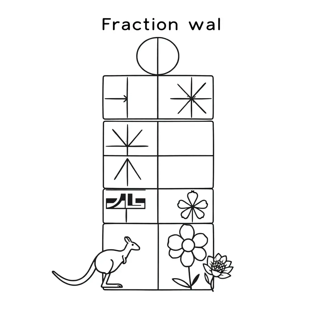Fraction wall illustration