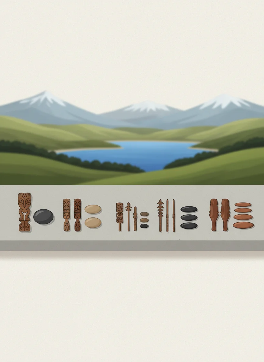 Numbers 1-5: Ngā Tau