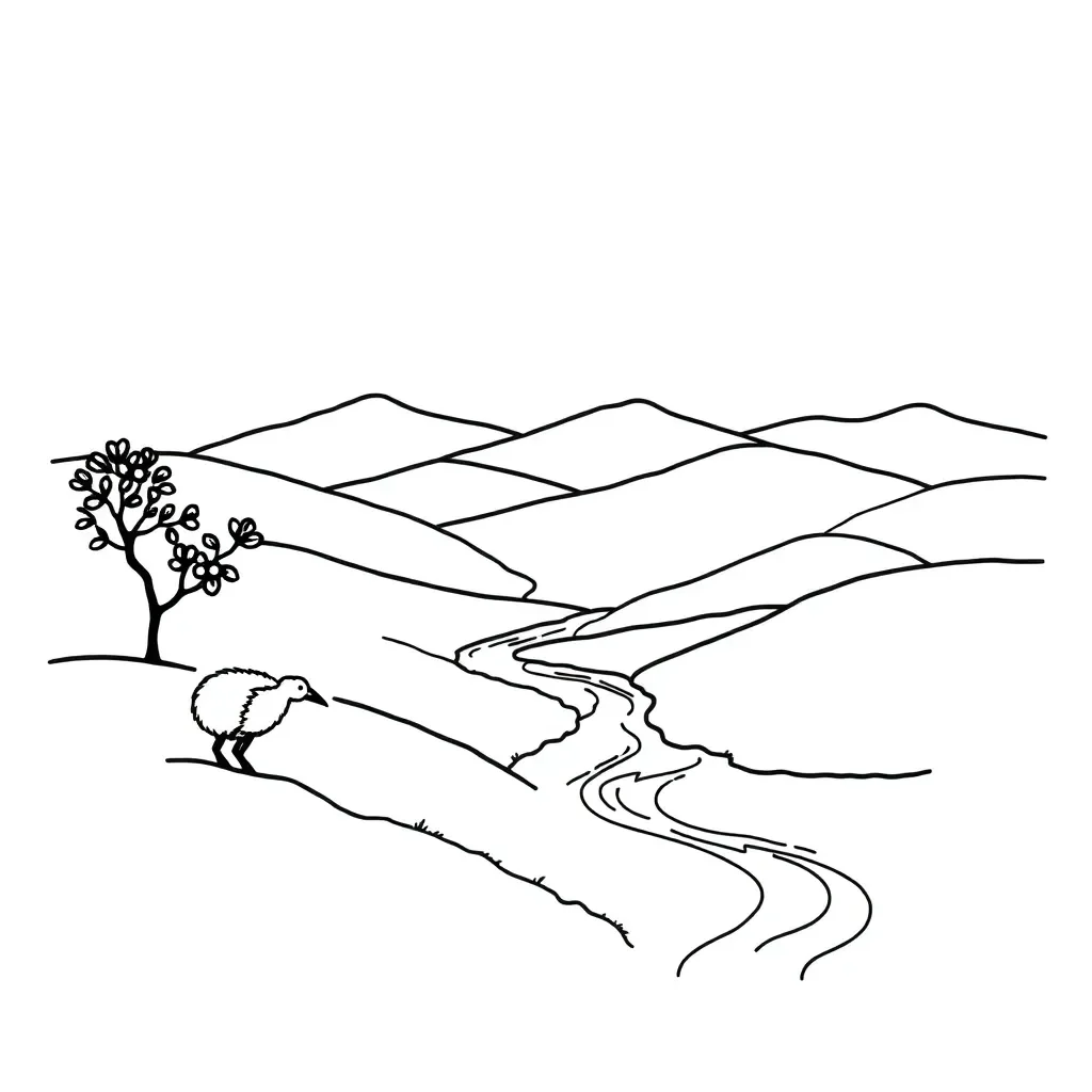 Time series graph illustration