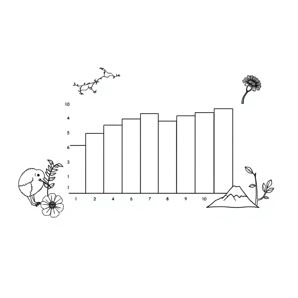 Bar graph illustration