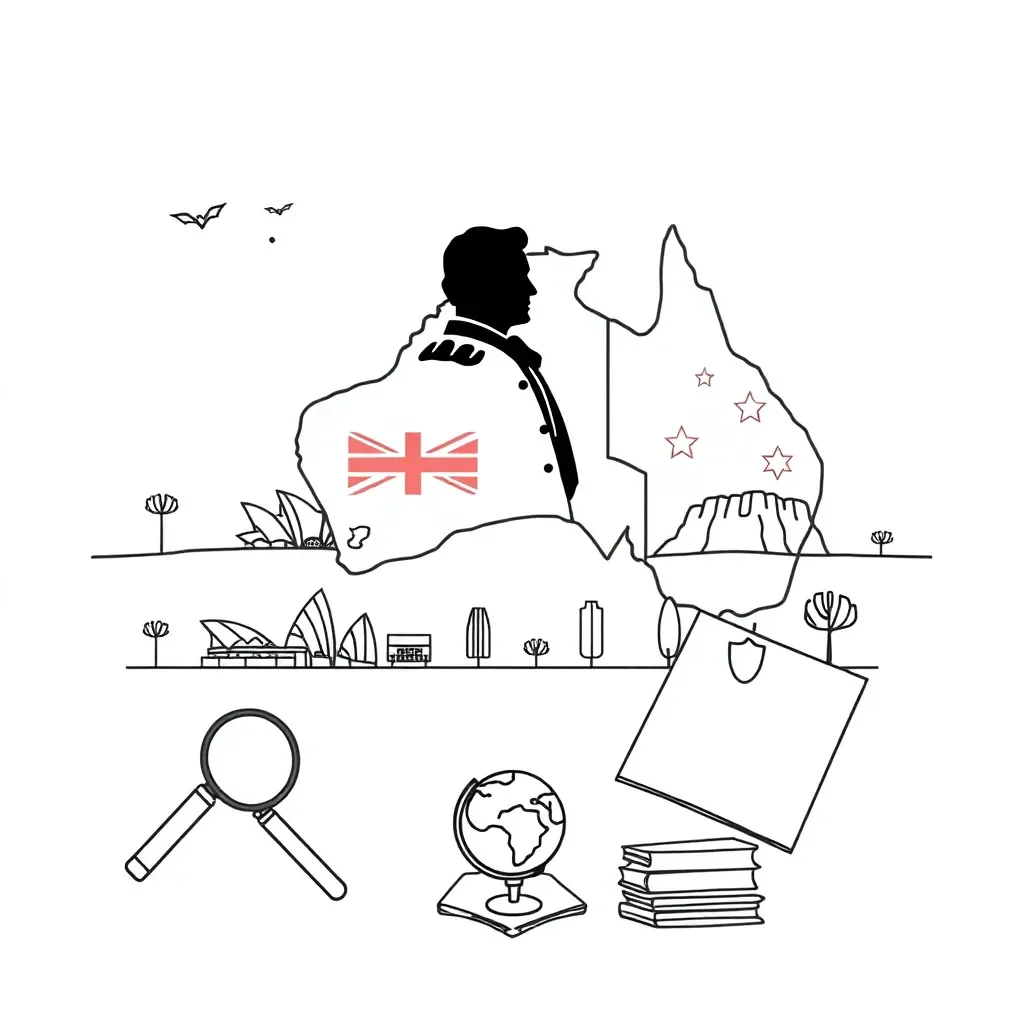 Historical research illustration