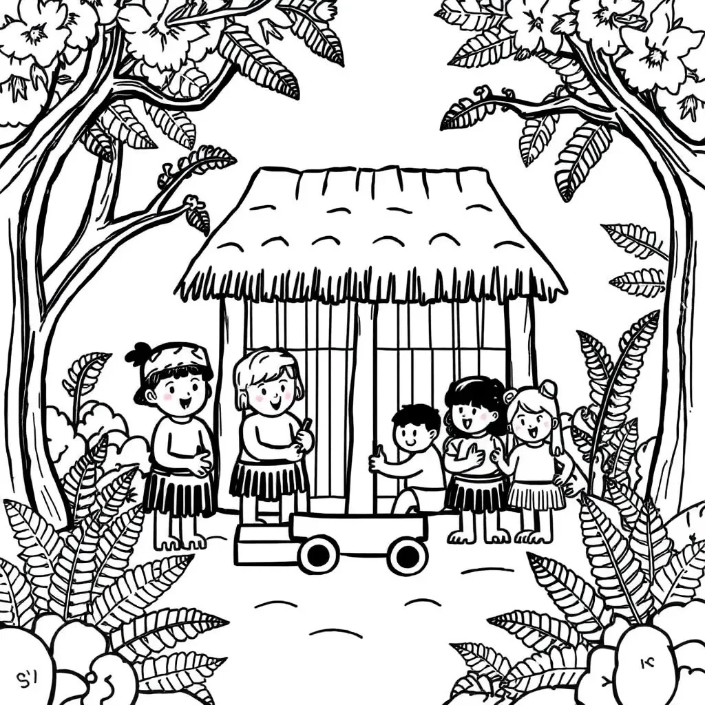 Team building illustration