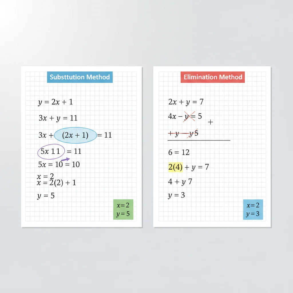 Systems of Equations: Two Methods