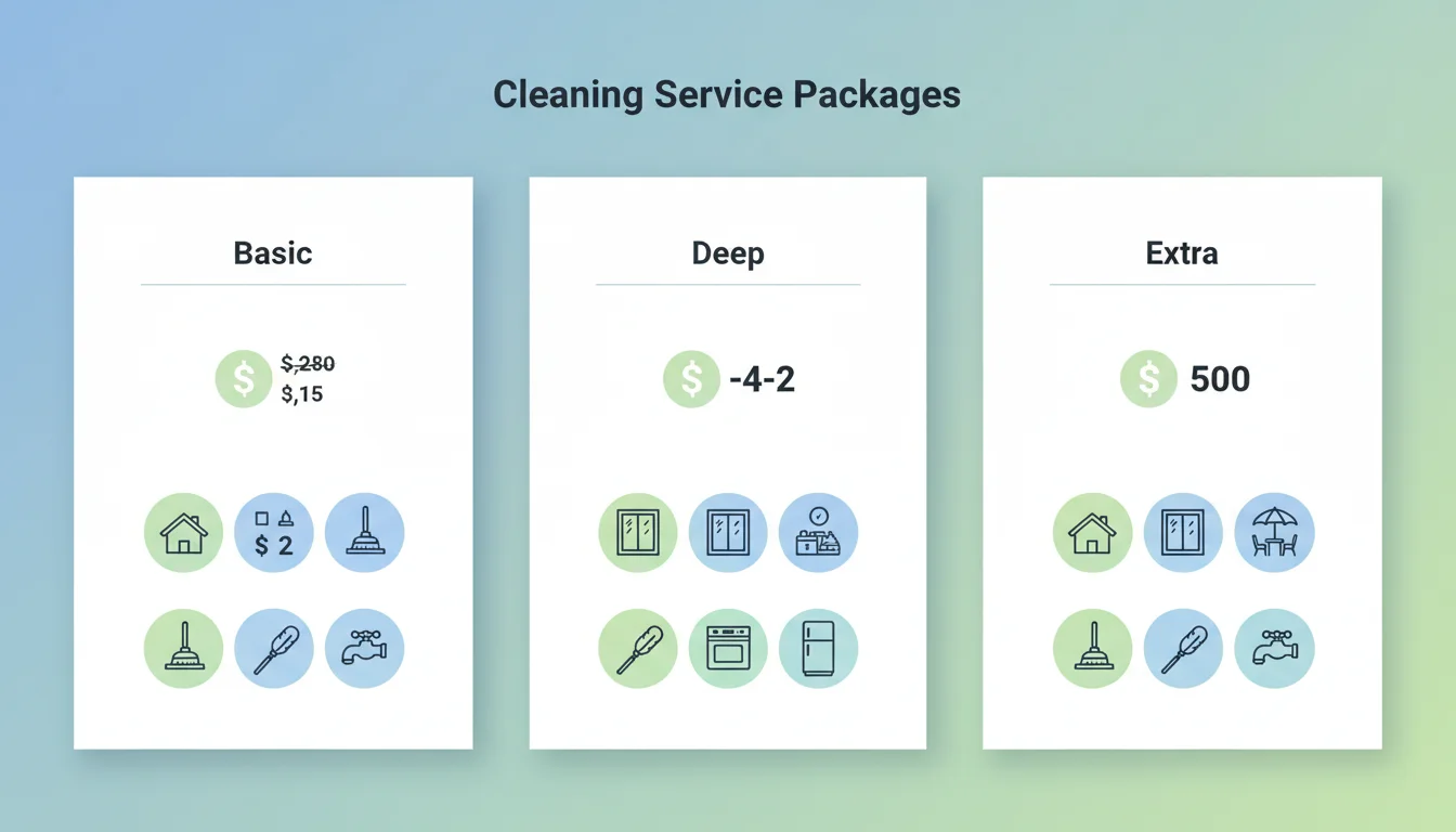 Service Package Pricing Structure