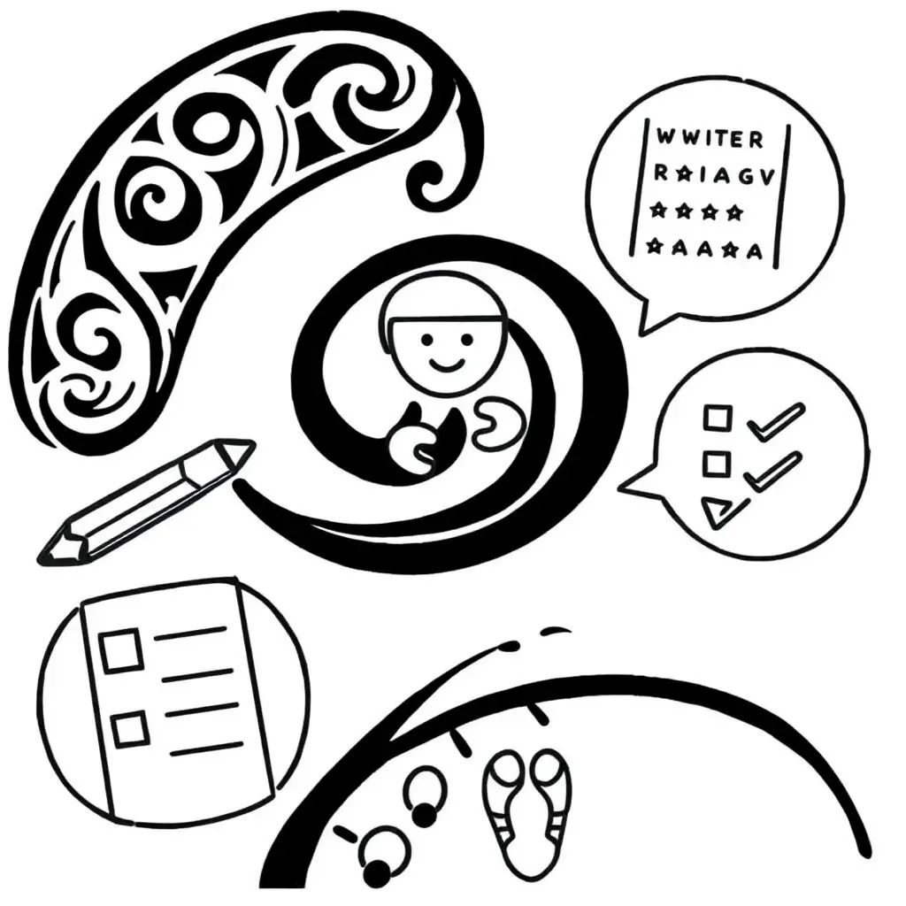 Writing rubric illustration