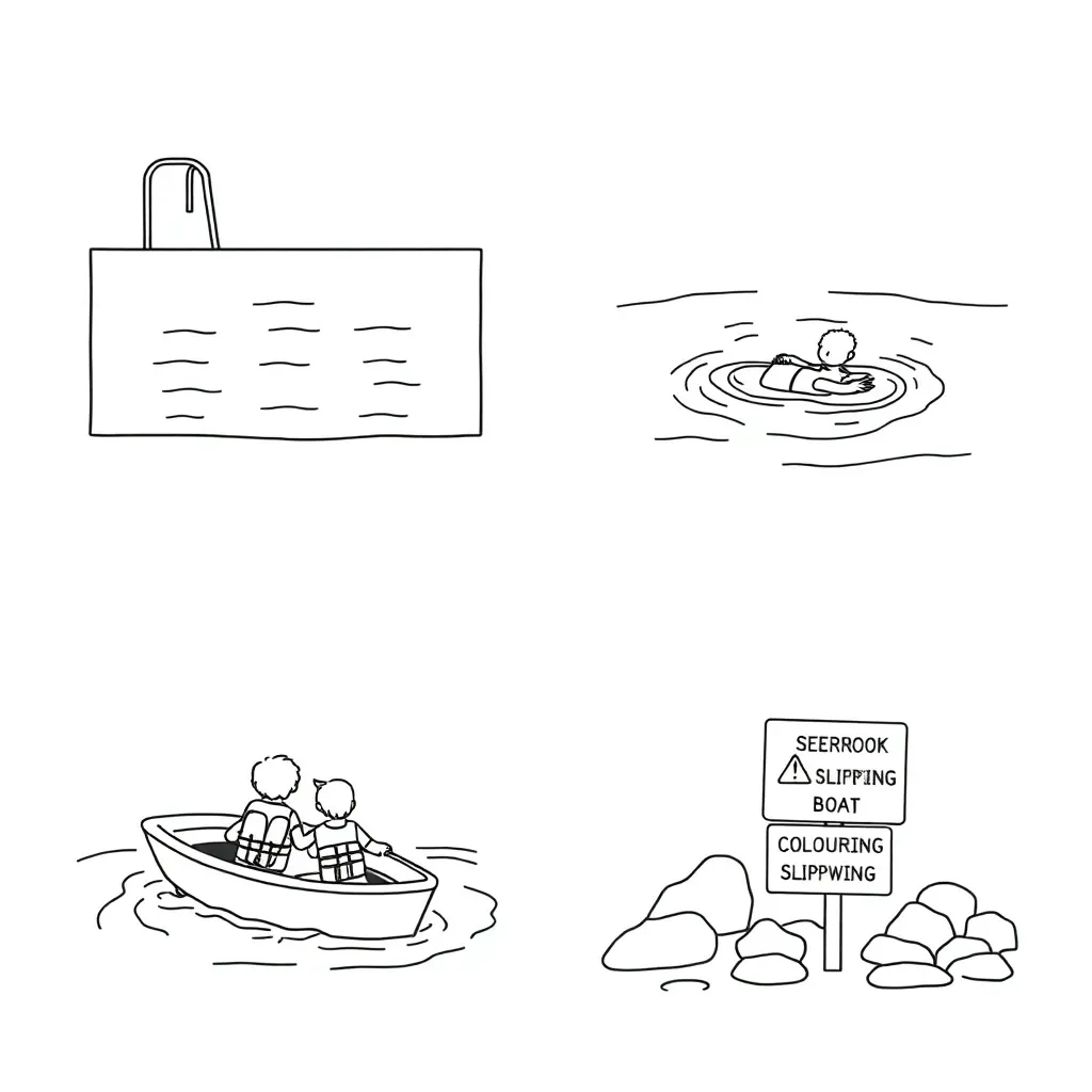 Water safety illustration