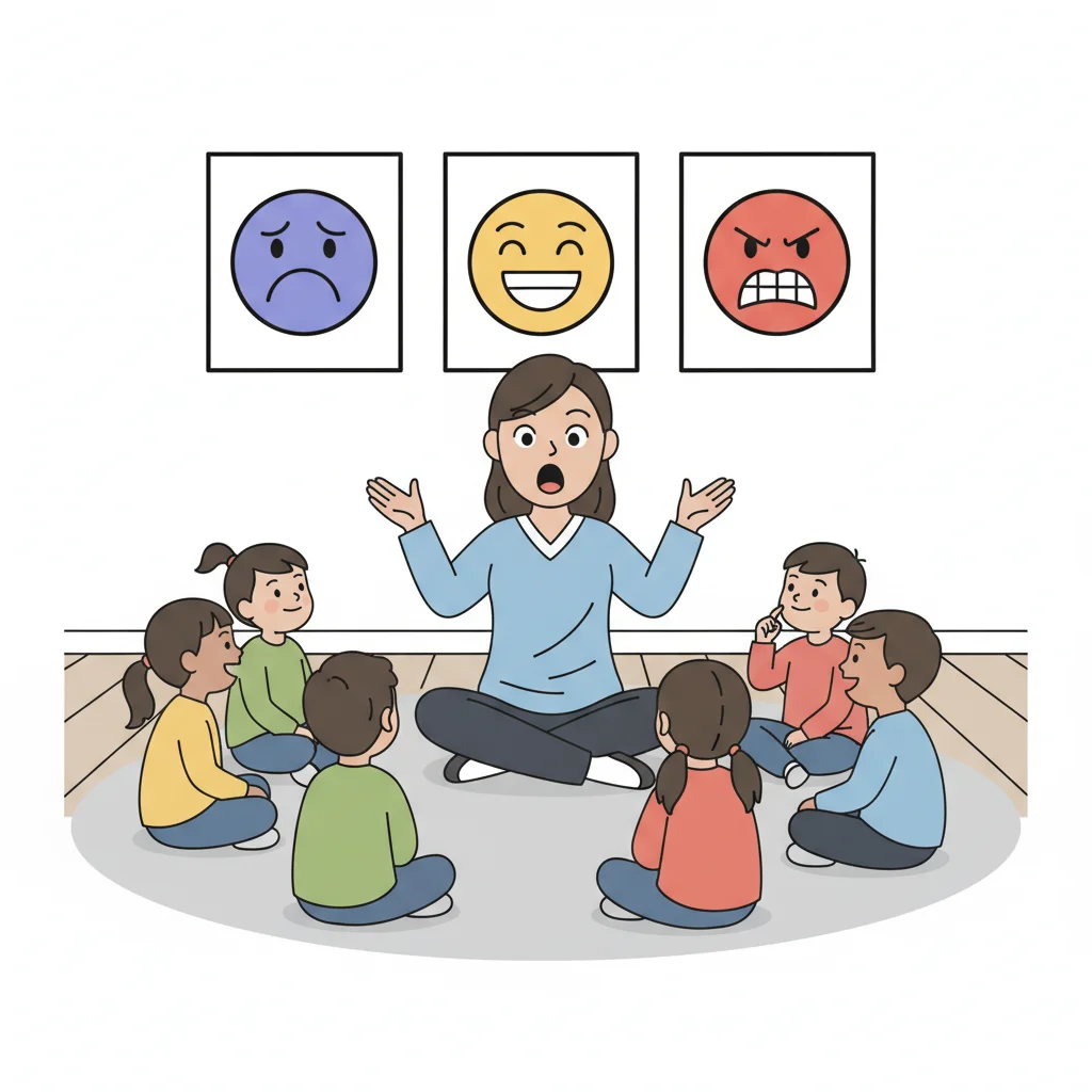 Warm-Up: Emotion Faces Circle