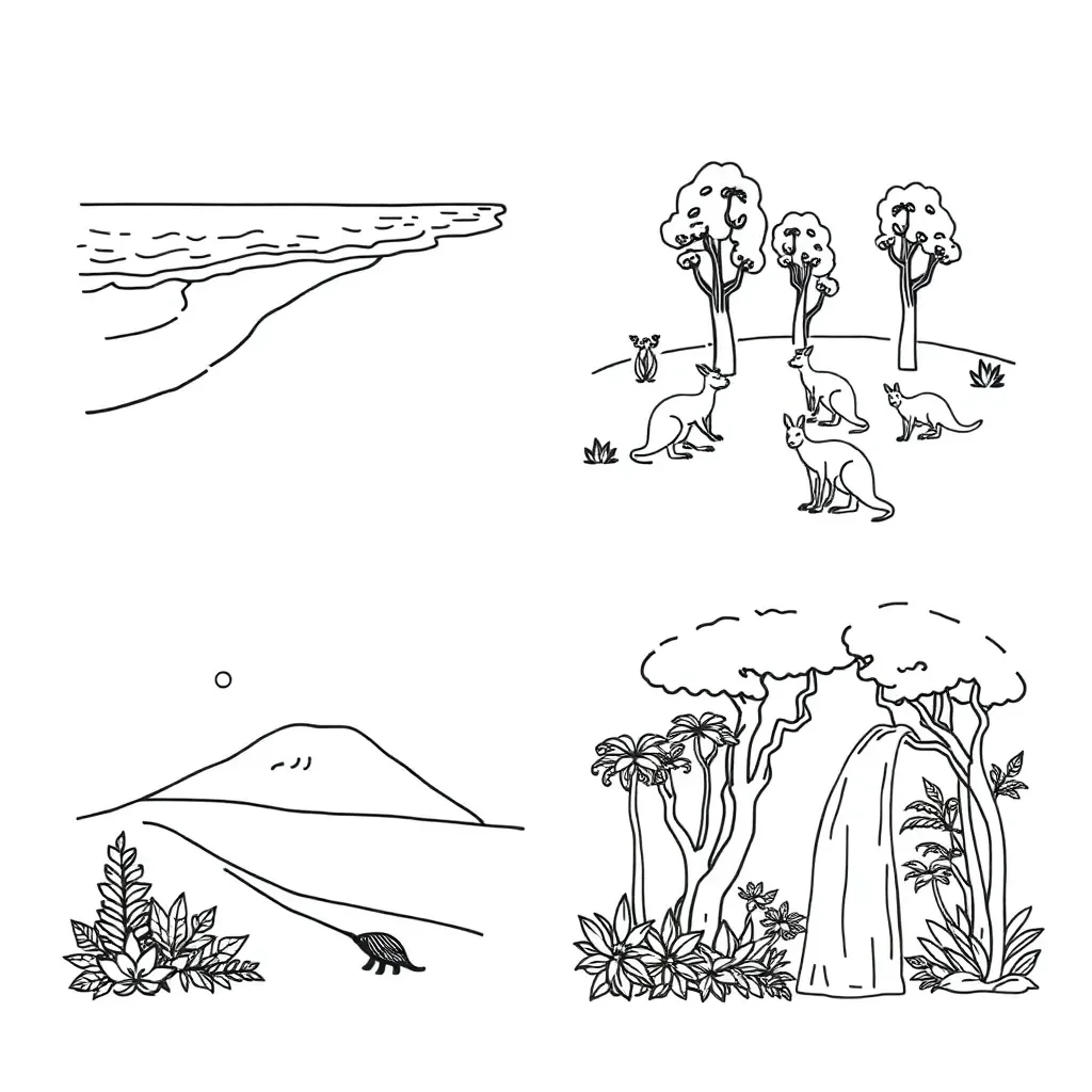 Animals in different habitats