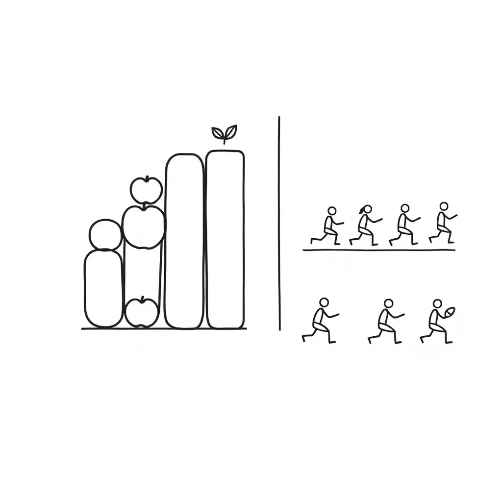 Data charts and graphs illustration