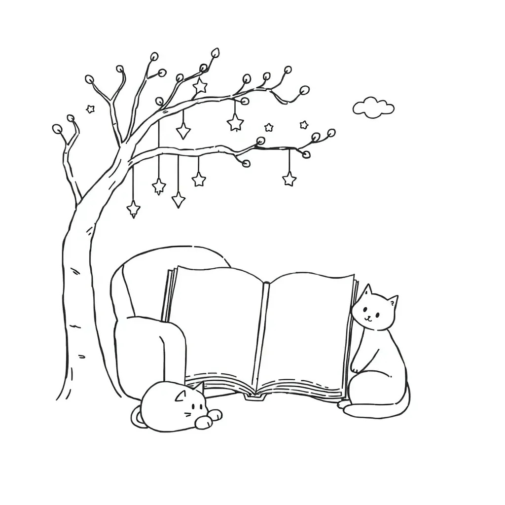 Children reading a storybook together