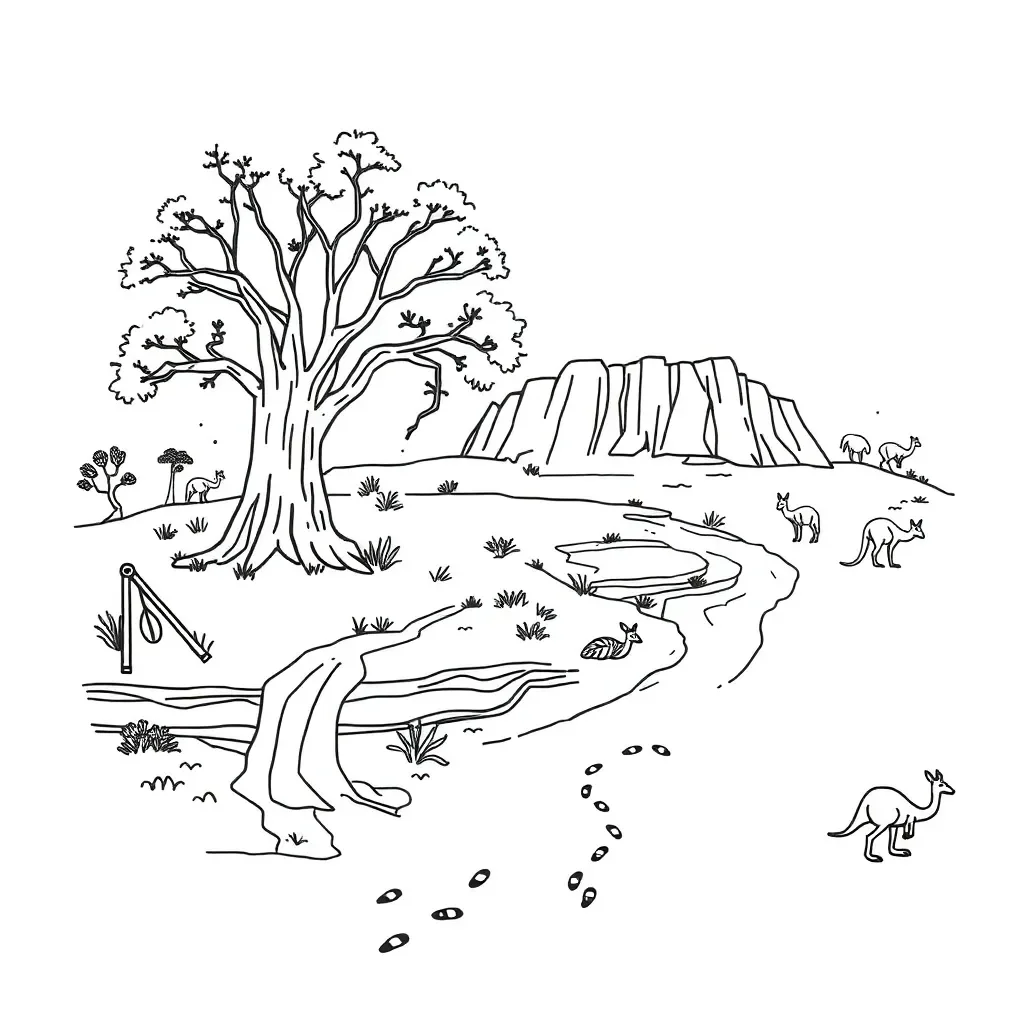 Aboriginal rock art and landscape