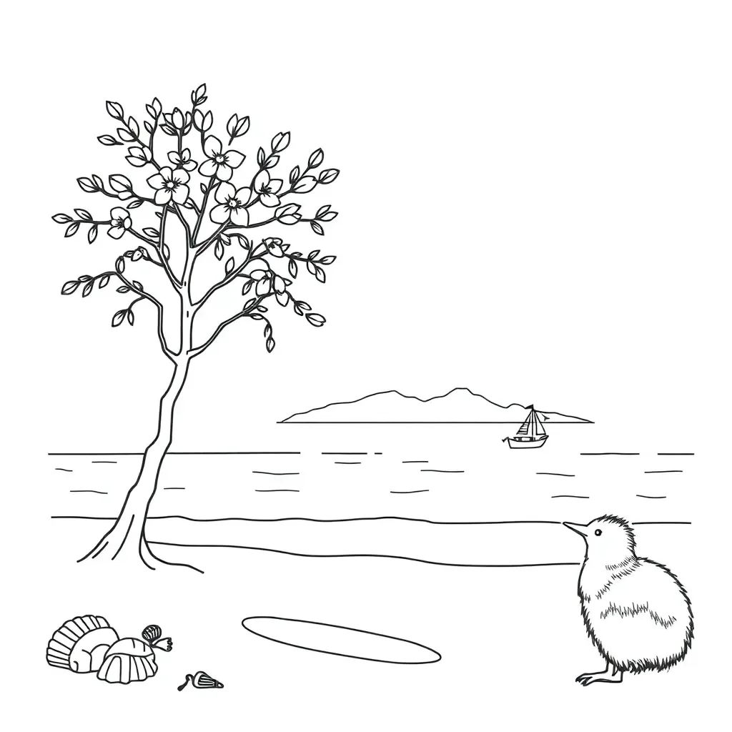 Taurikura reading illustration