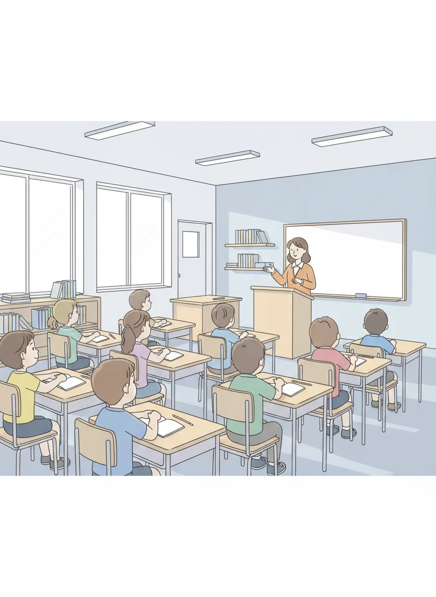 Règle 4: Quand l'enseignant(e) parle, personne d'autre ne parle