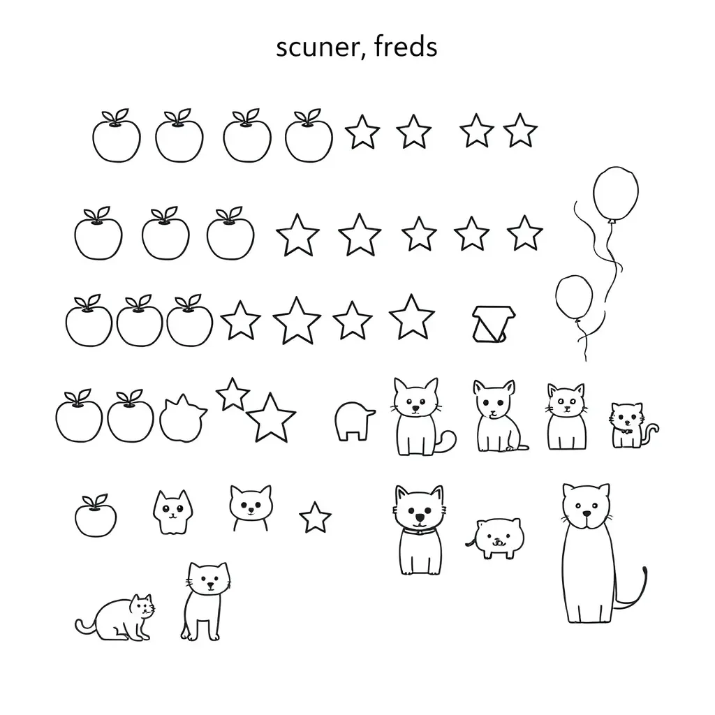 Counting rocket with numbers