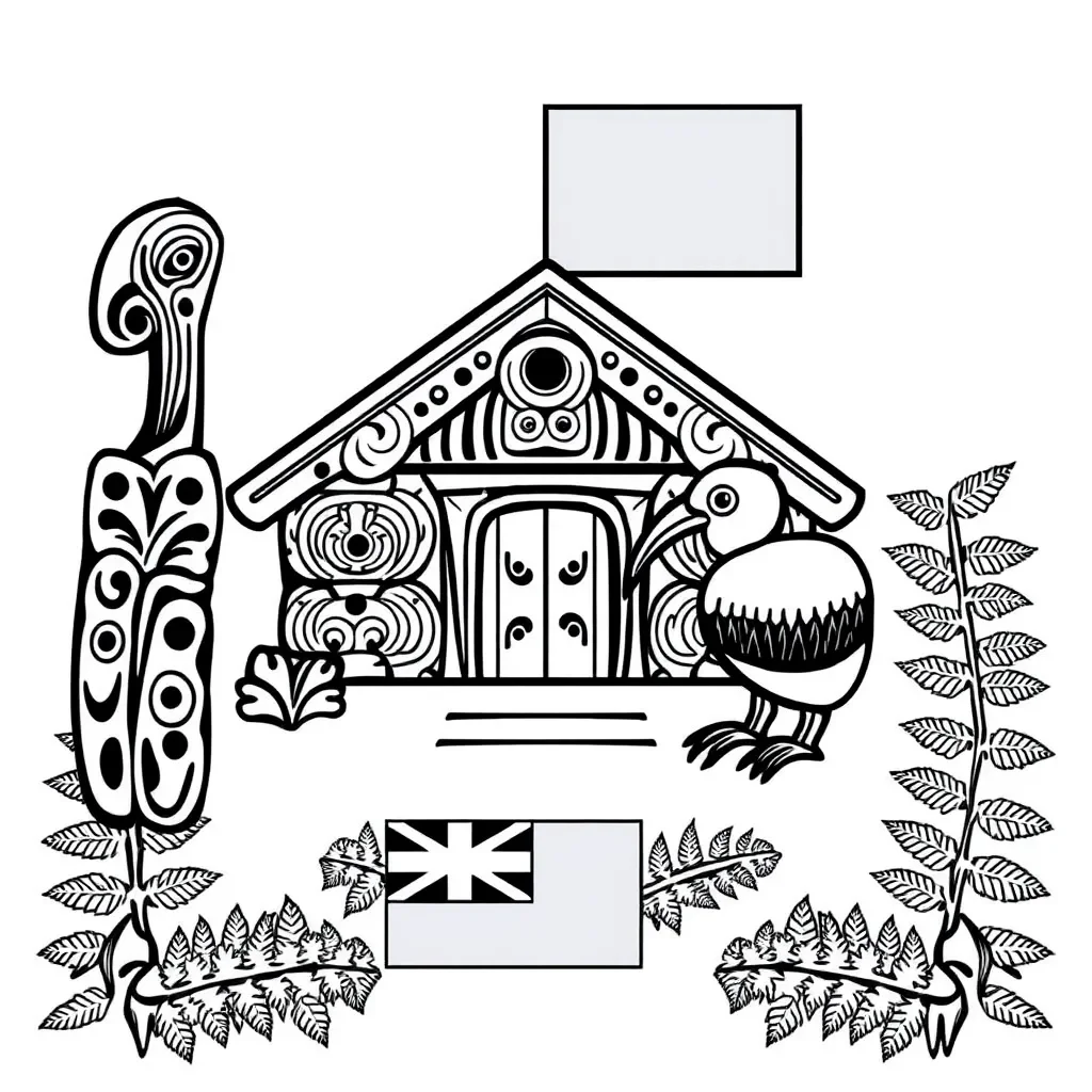 Treaty of Waitangi signing illustration