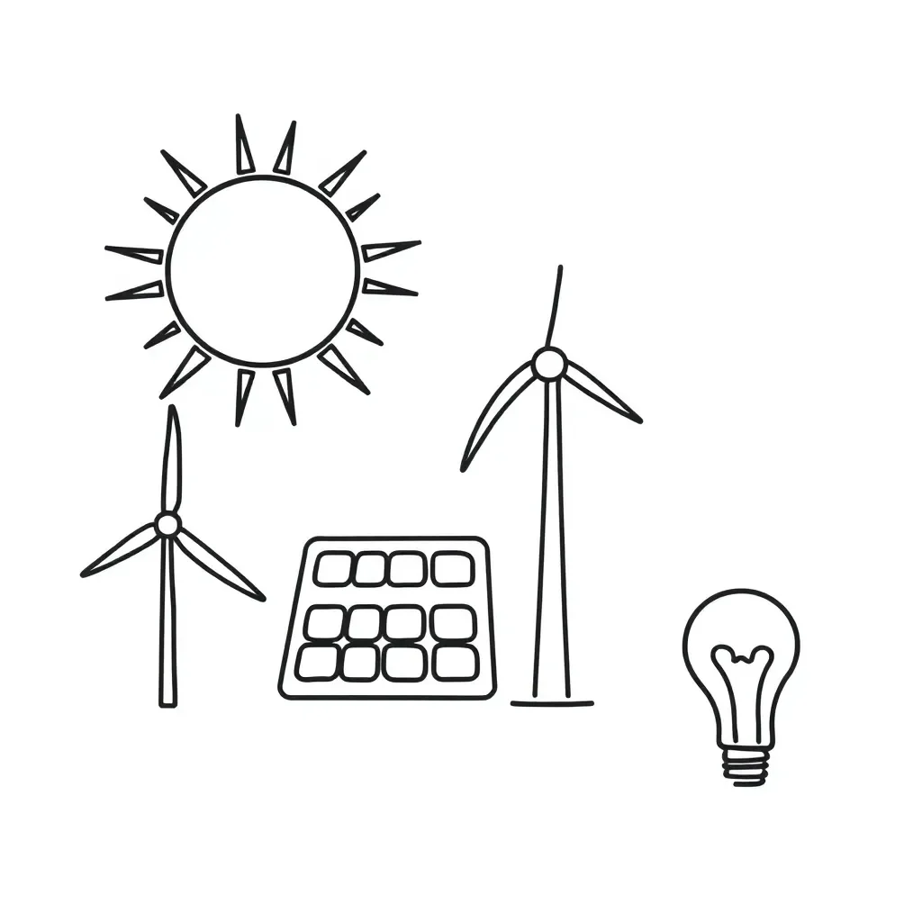 Energy in motion illustration
