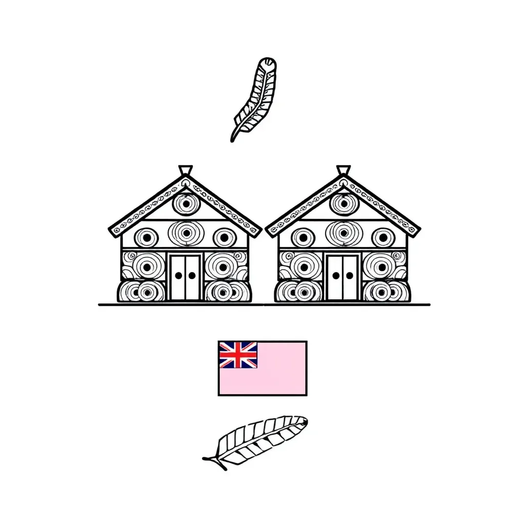 Treaty of Waitangi document illustration
