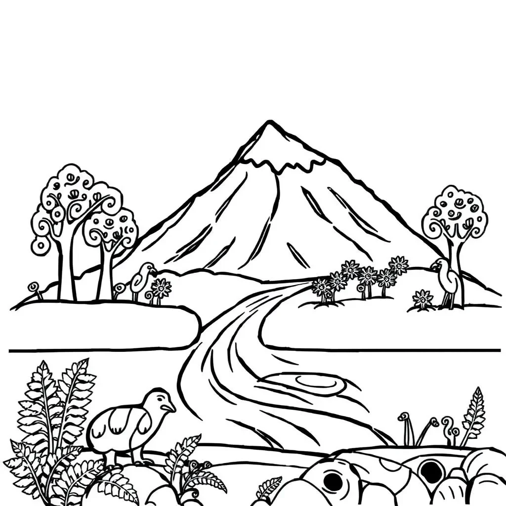 Mauao mountain and surrounding land