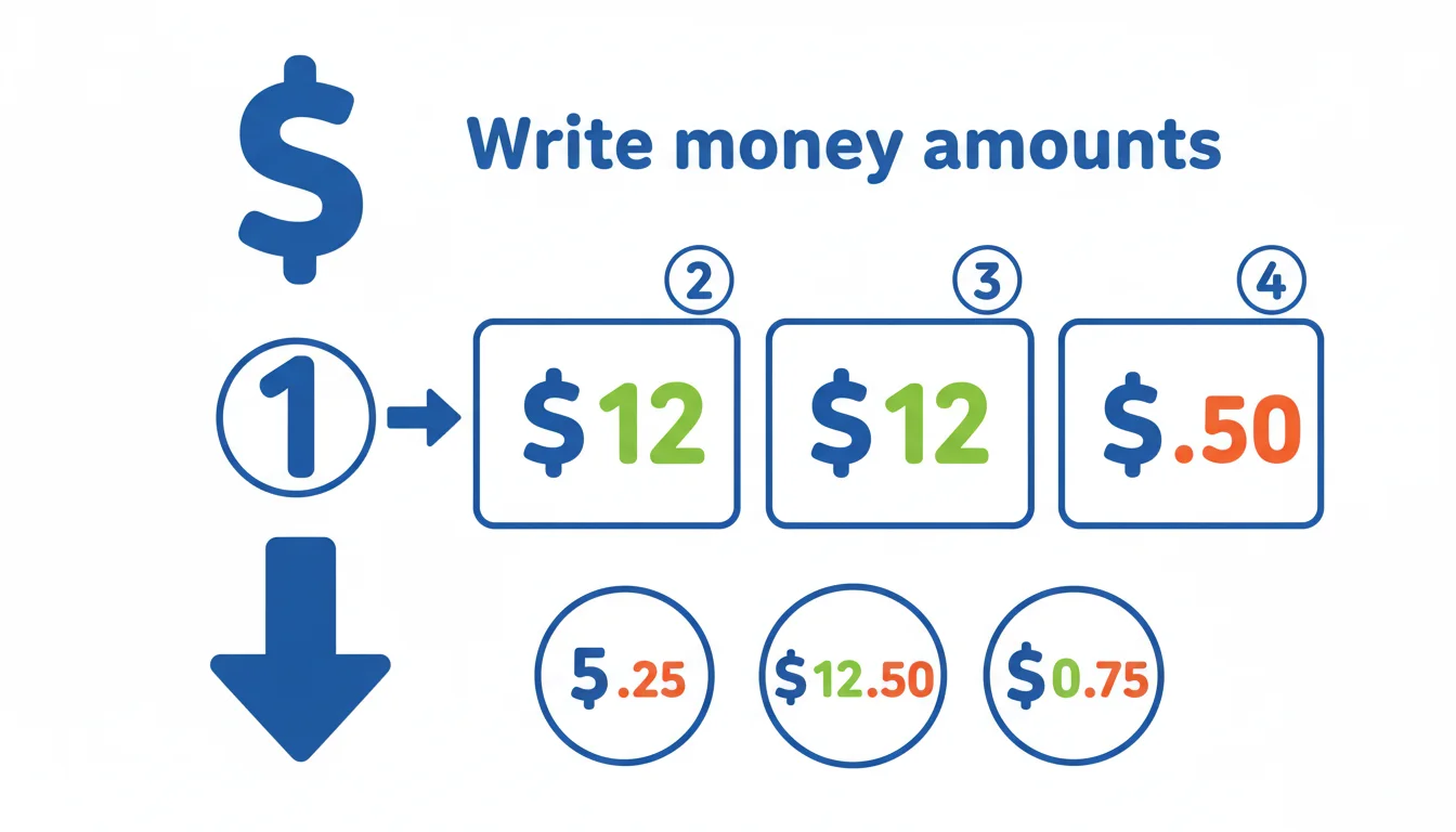 Writing Money: Step by Step