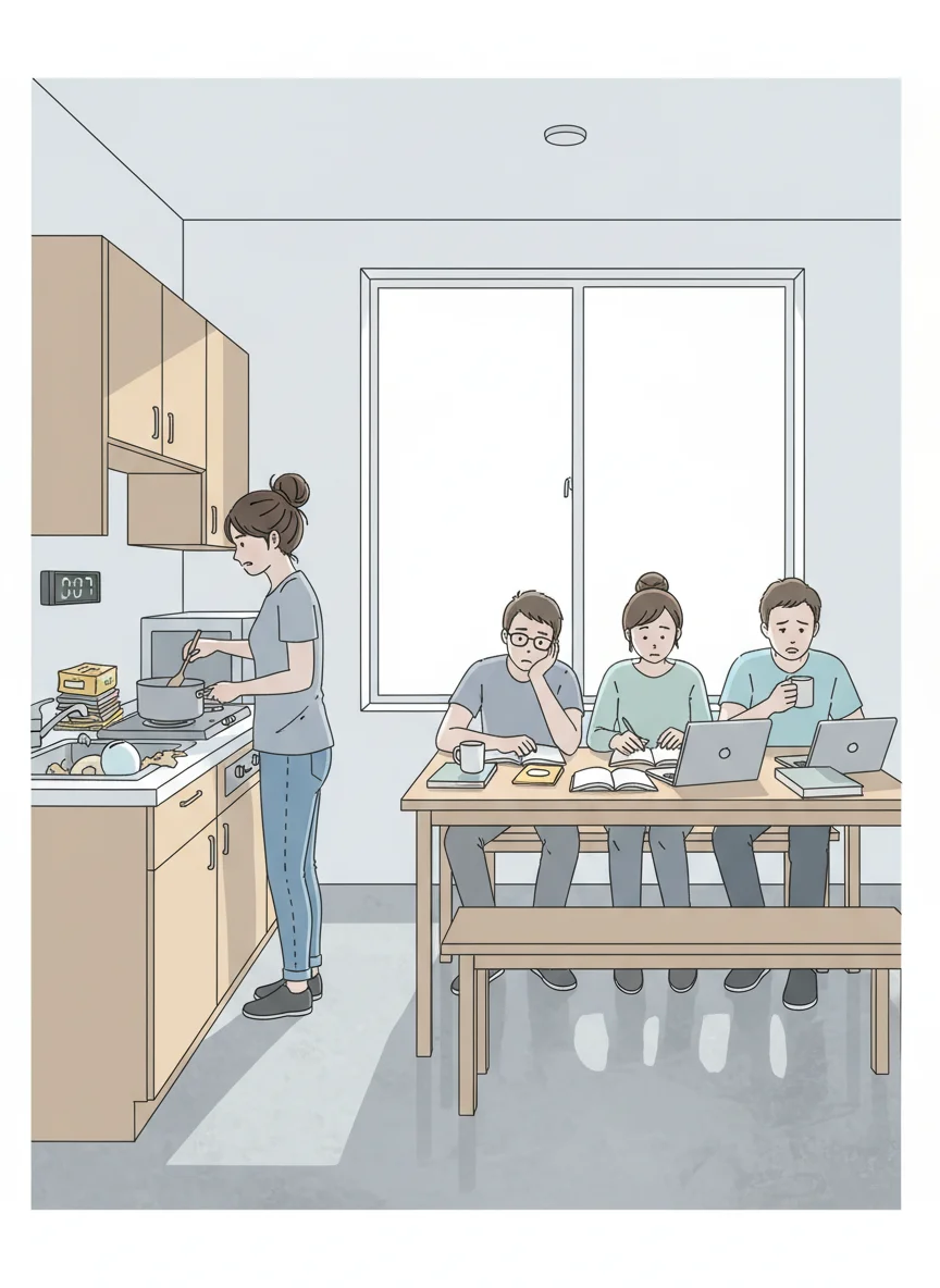 Shared Flats: Independence and Challenges