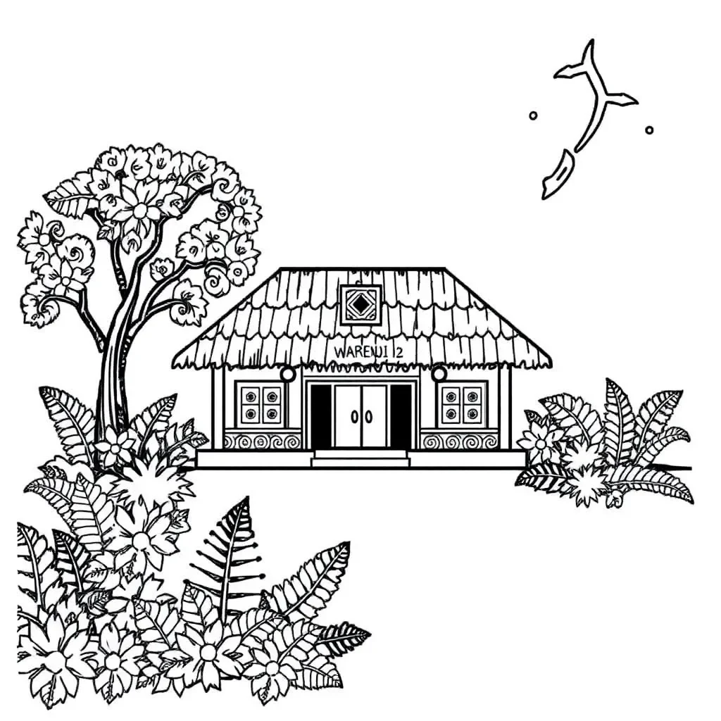 Māori story illustration