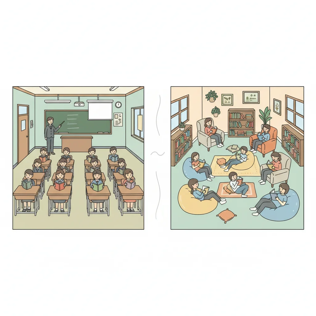 Traditional vs. SSR-Enhanced Classrooms