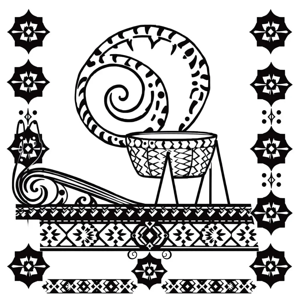 Mathematical patterns and graphs illustration
