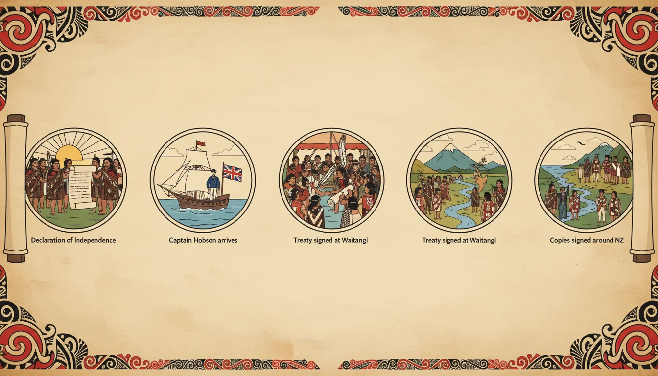 Te Raina Taima - Timeline Overview