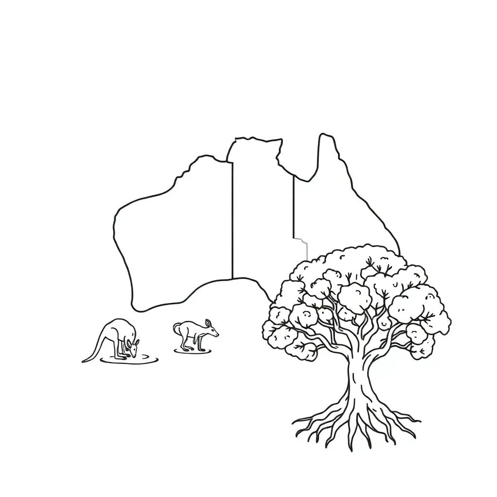 Global water resources illustration