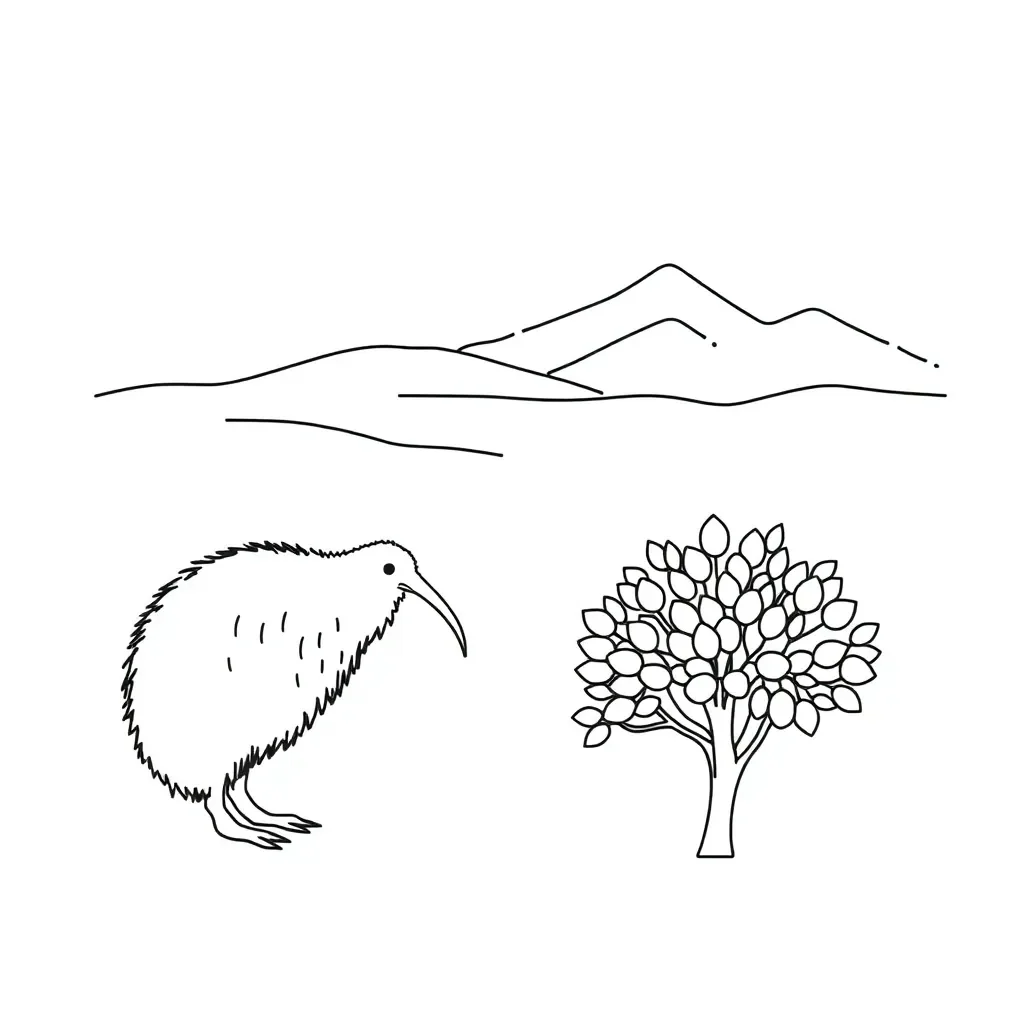 Number patterns illustration