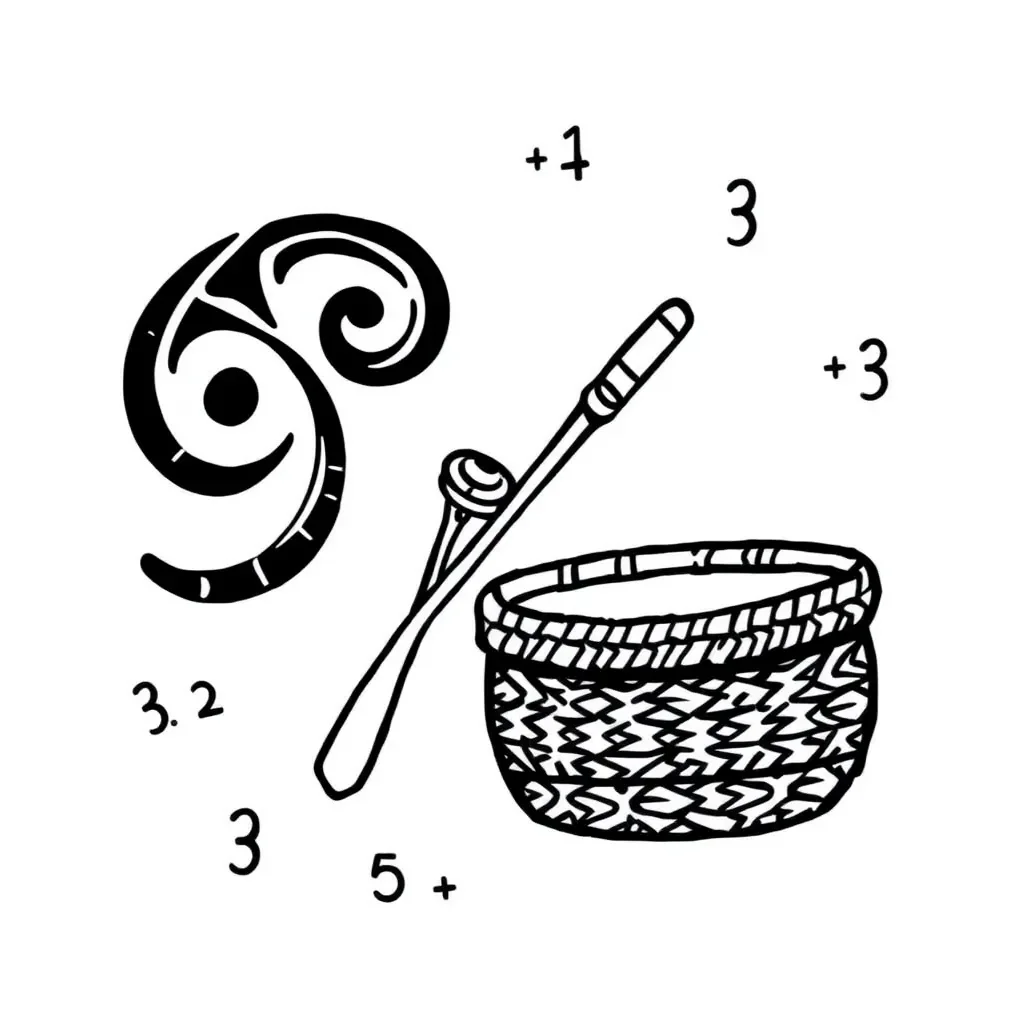 Addition strategies illustration