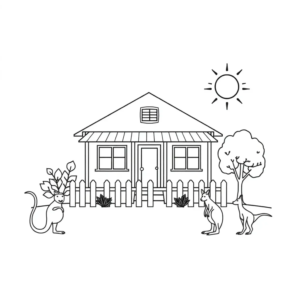 Children practicing safety at home and school