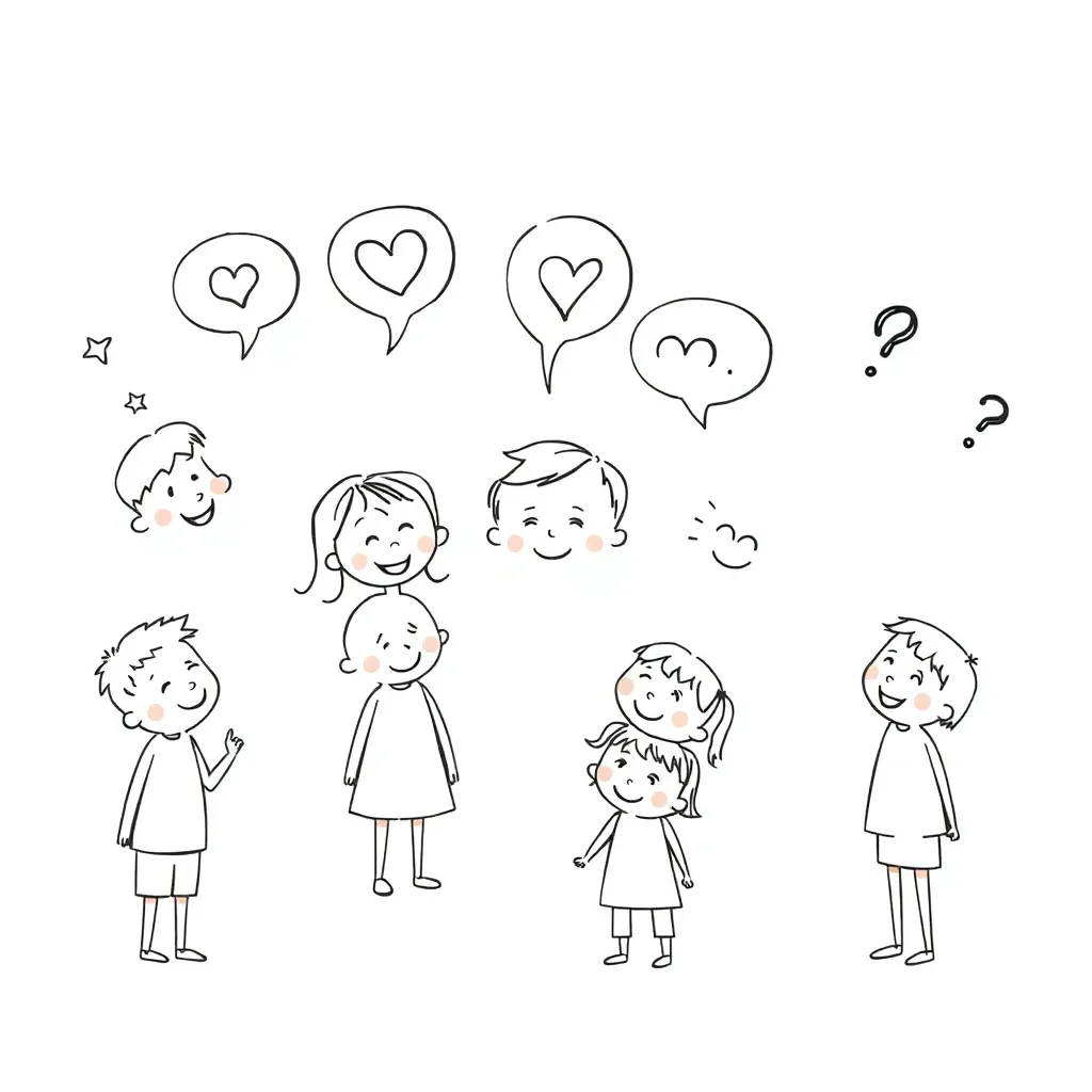 Speech bubbles illustration