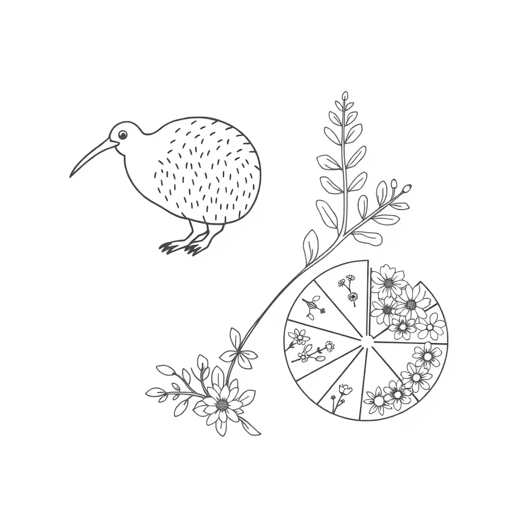 Statistics and data collection illustration